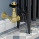 FAR-CR-UB-LS02 - Faringdon Traditional Thermostatic Radiator Valve - Unlacquered Brass (Corner TRV) FAR-CR-UB-LS02 - Faringdon Traditional Thermostatic Radiator Valve - Unlacquered Brass (Corner TRV)